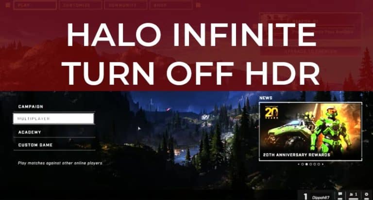 Halo Infinite Turn Off HDR (Easy Solution)