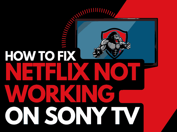 Netflix not working on Sony TV