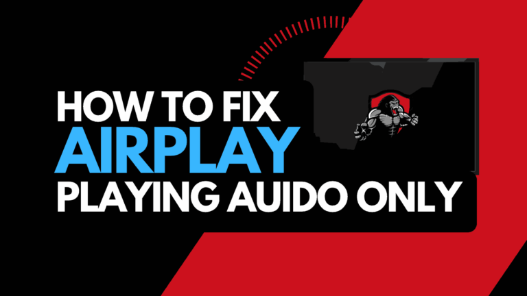 Airplay Only Playing Audio (Quick Fix!)