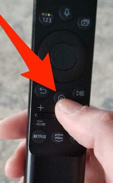Samsung TV remote home button
