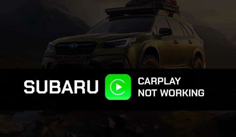 Subaru Apple CarPlay Not Working (This Works!)