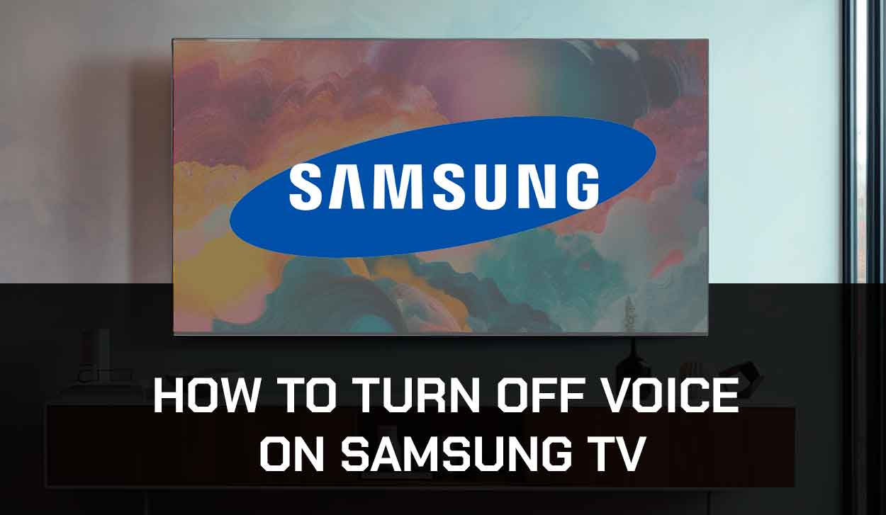 How To Turn Off Voice On Samsung TV
