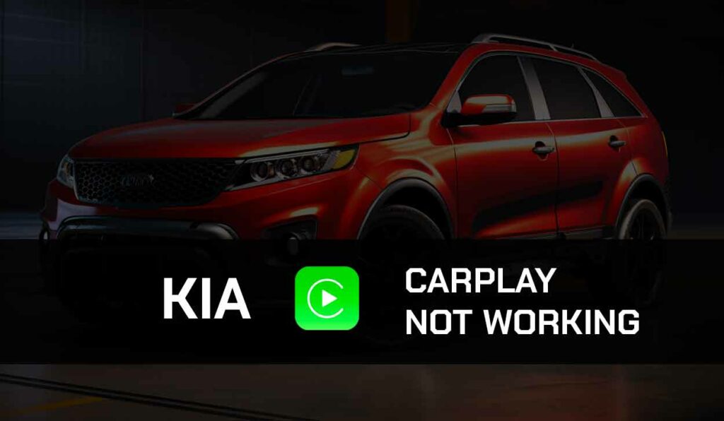 A photo of Kia CarPlay Not Working
